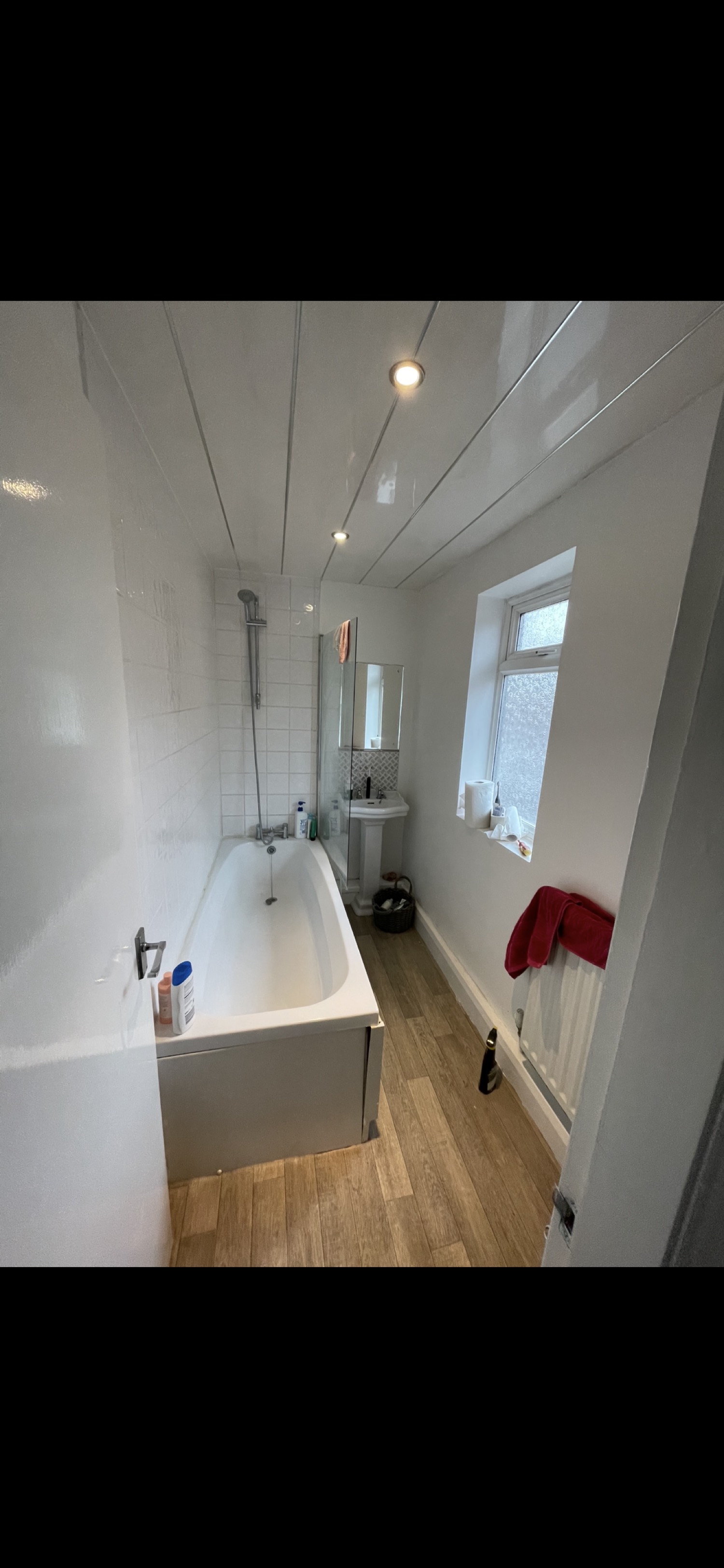 Before - narrow bathroom