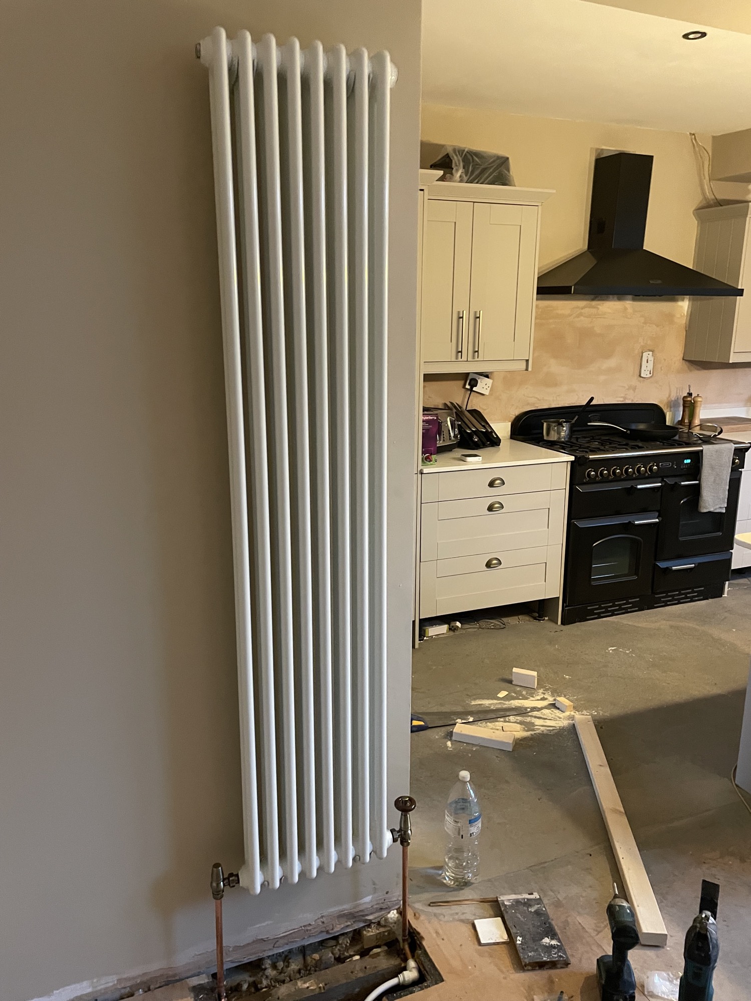 White column radiator